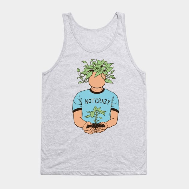 Plant Person Tank Top by Vincent Trinidad Art